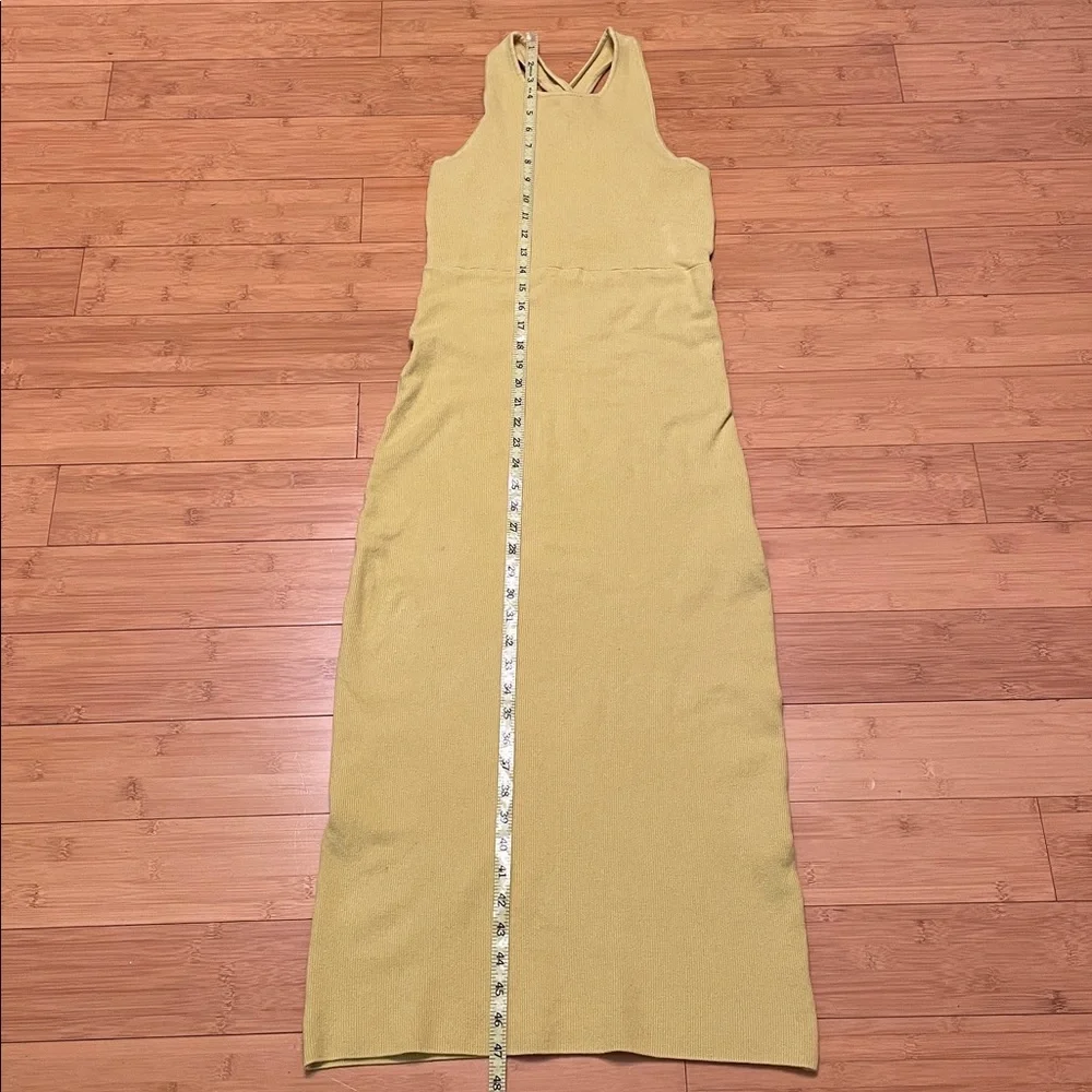 Free People Beach Coronado Maxi Dress Small Sleeveless Ribbed Crisscross Back - Picture 13 of 16